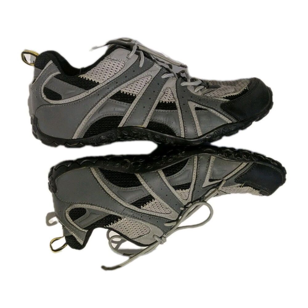 Bass Destin Leather Sneakers Men 10.5 M Casual Lace-Up Shoes Gray 1846-020